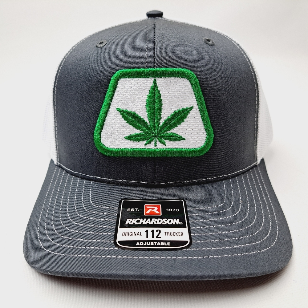 Pioneer Weed Richardson 112 Trucker Cap Hat Mesh Snapback Textured Patch